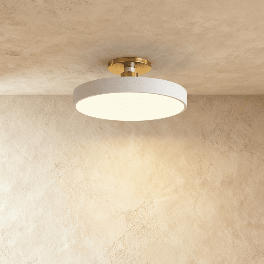 Modern Pentra Ceiling Light by Residence Supply featuring a sleek design and warm illumination for contemporary interiors.