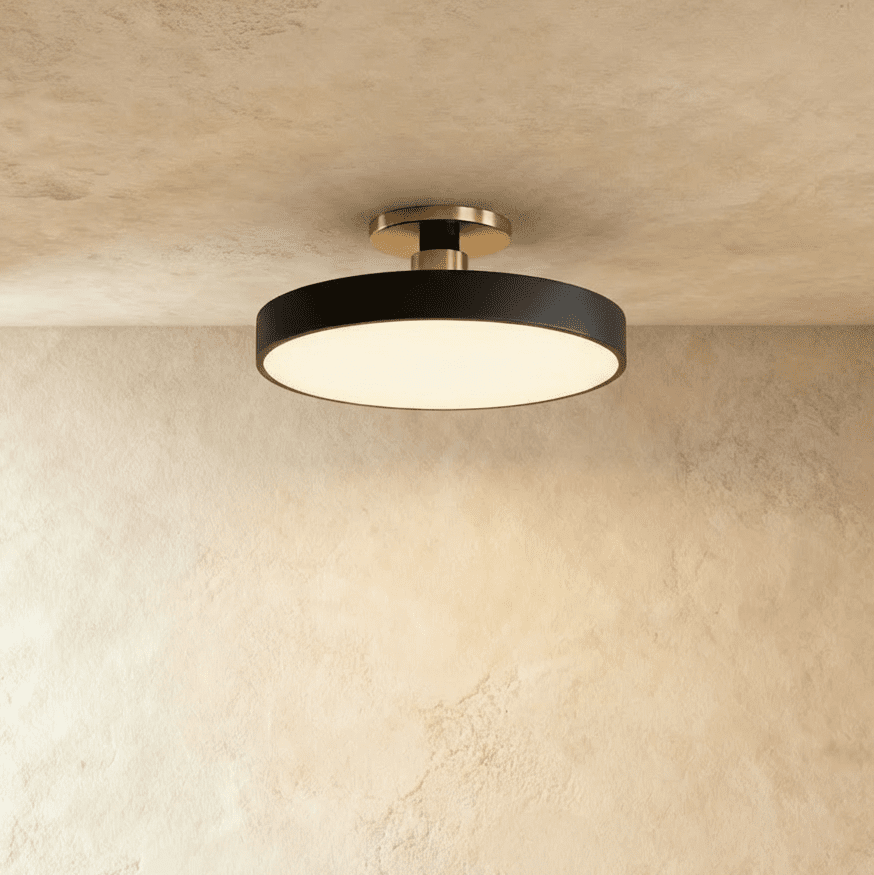 Pentra ceiling light from Residence Supply, modern fixture with sleek design and ambient lighting for living spaces.
