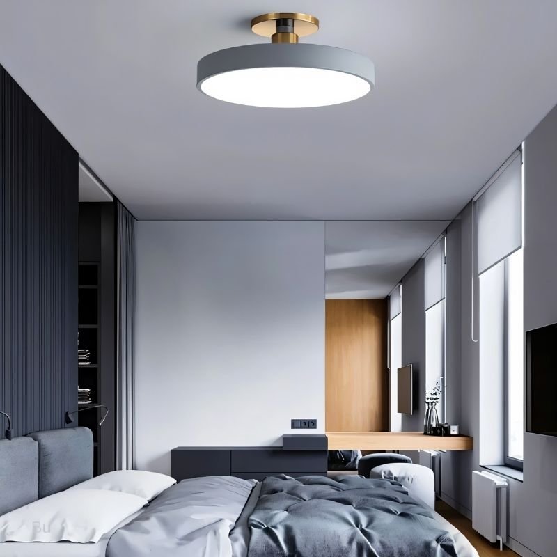 Modern Pentra Ceiling Light by Residence Supply, featuring sleek design and ambient lighting for interior spaces.