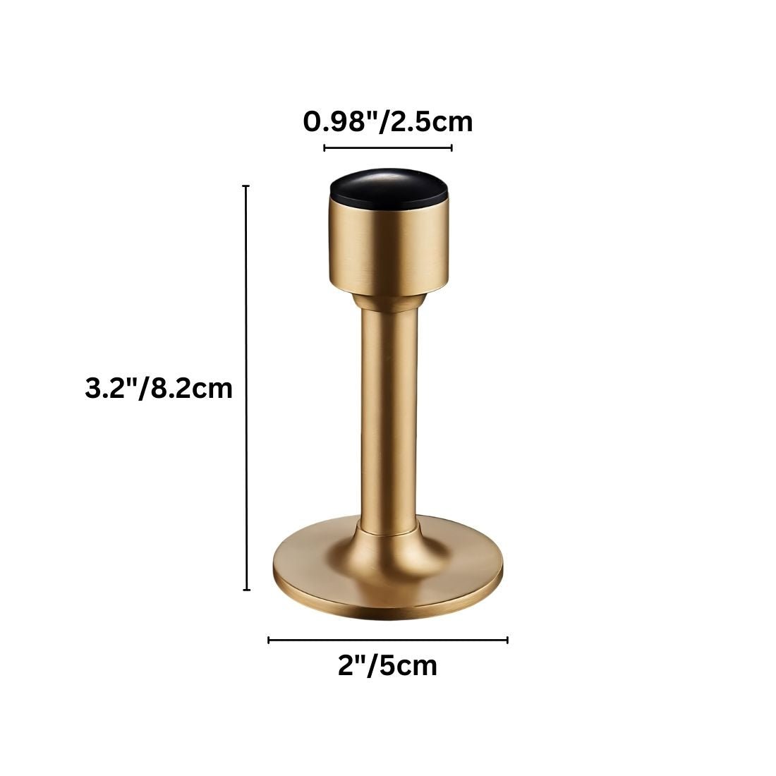 Residence Supply Pesu door stop securing a door in a home setting, made of durable material for effective door hold open or closed.