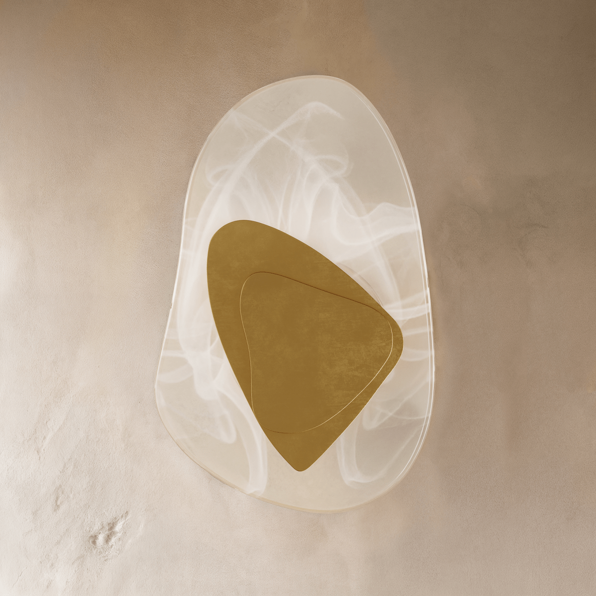 Residence Supply Petra Wall Lamp with sleek modern design, featuring a metal arm and cone-shaped shade mounted on a wall.