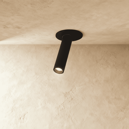 Modern Photine ceiling light by Residence Supply with sleek design and integrated LED illumination for contemporary interiors.