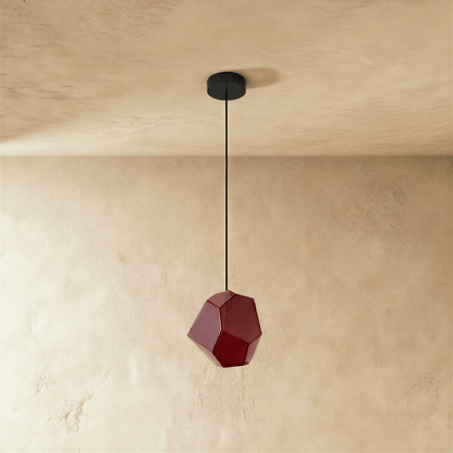 Residence Supply Piedra Pendant Light hanging fixture with a sleek, modern design and textured stone finish.