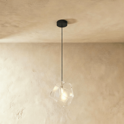 Residence Supply Piedra Pendant Light hanging fixture with a sleek, modern design, featuring a smooth stone-like finish.