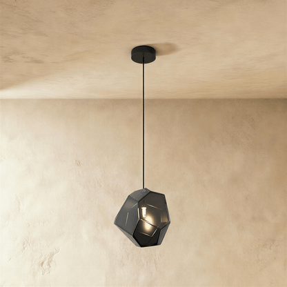Residence Supply Piedra Pendant Light hanging fixture with a modern stone design and sleek metal accents.