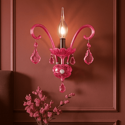 Pink Brigitte Wall Lamp - Nuvé