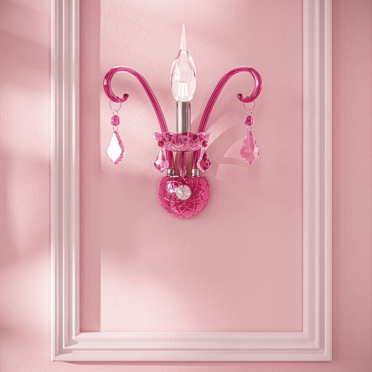 Pink Brigitte Wall Lamp - Nuvé