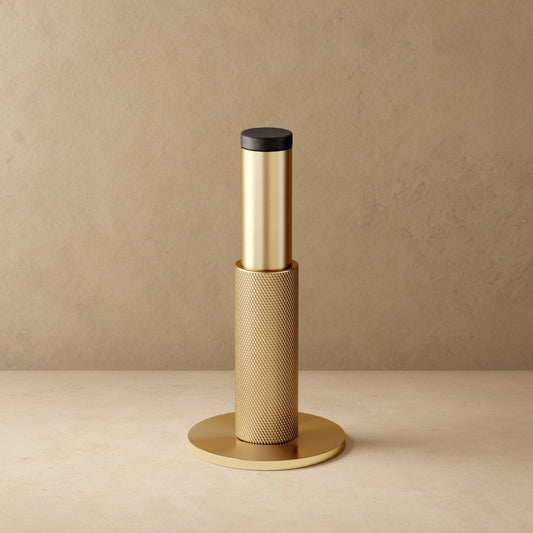 Residence Supply Plint Door Stop, sturdy rubber door stopper with wall-mount design for securing doors.