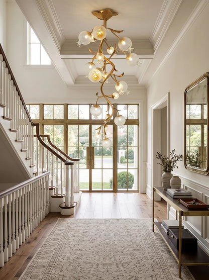 Pomegranate Glass Branch Chandelier