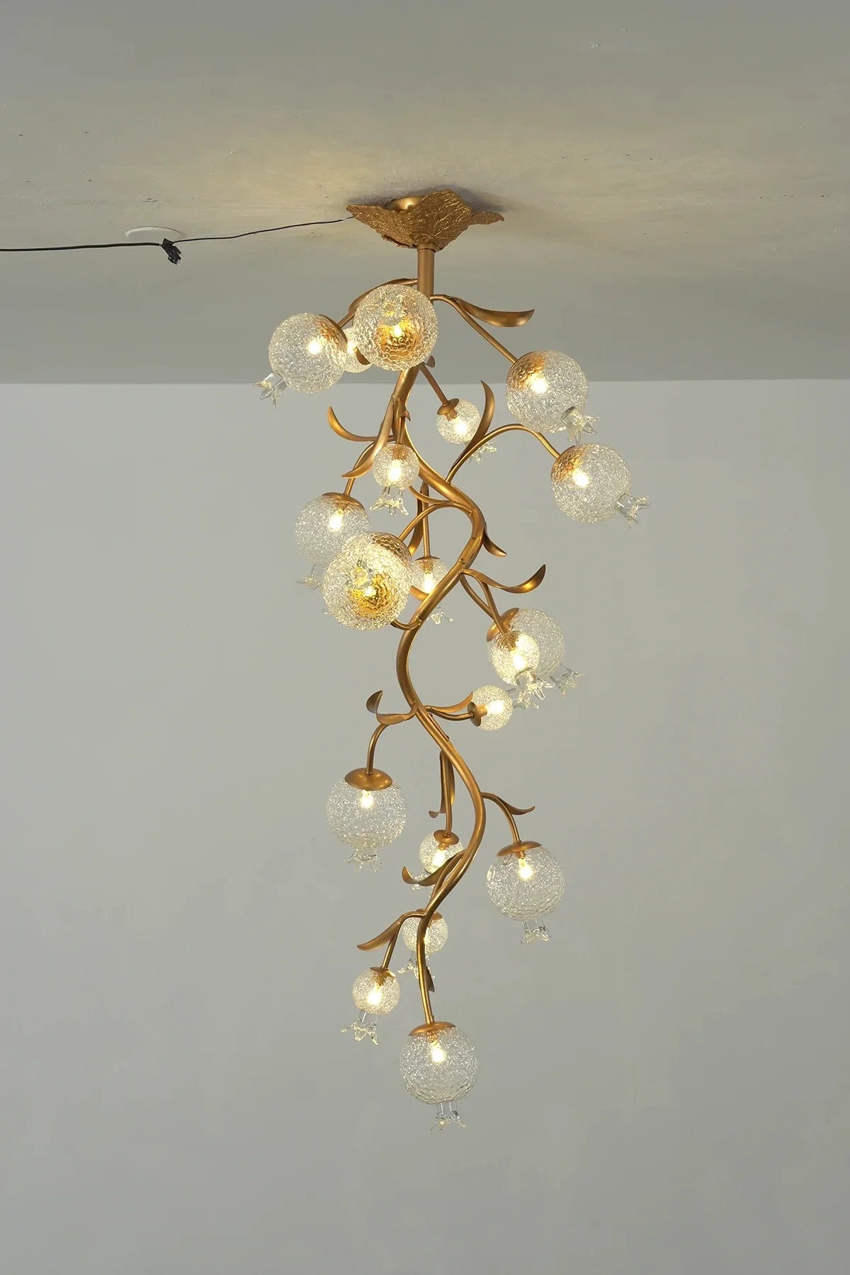 Pomegranate Glass Branch Chandelier