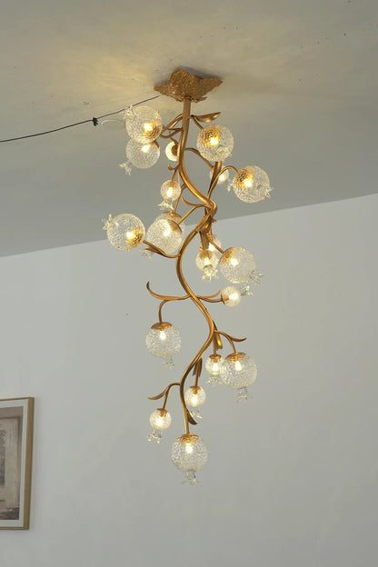 Pomegranate Glass Branch Chandelier
