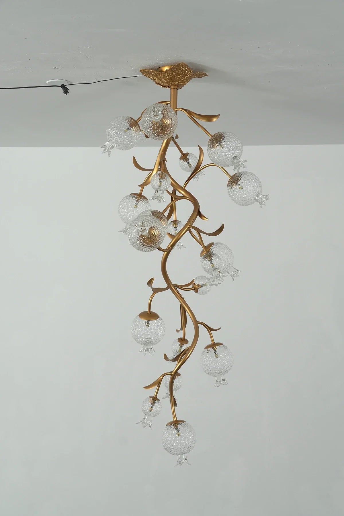 Pomegranate Glass Branch Chandelier