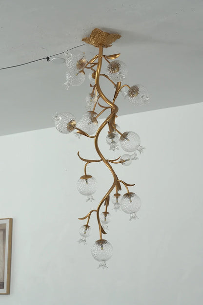 Pomegranate Glass Branch Chandelier