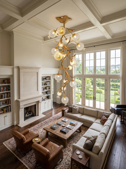 Pomegranate Glass Branch Chandelier