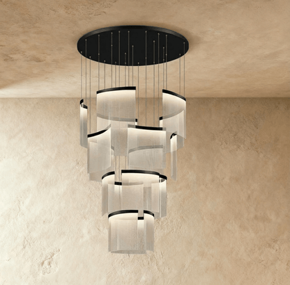 Elegant Primus Chandelier by Residence Supply featuring multiple light bulbs and intricate metal detailing.