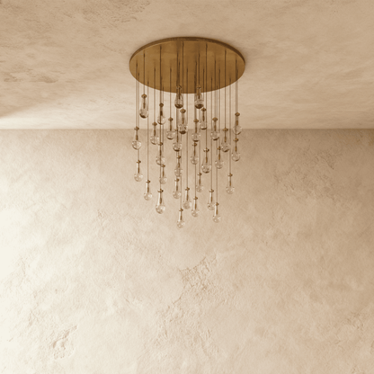 Pulcher Glass Tears Chandelier - Nuvé