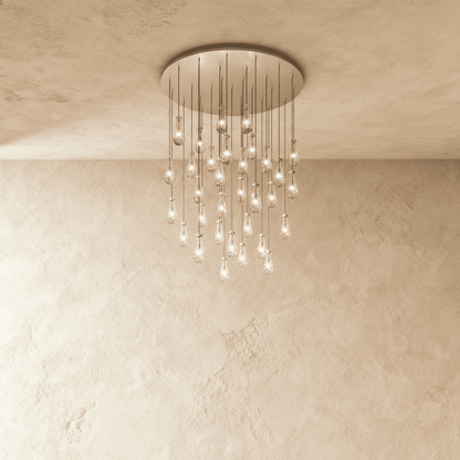 Pulcher Glass Tears Chandelier - Nuvé