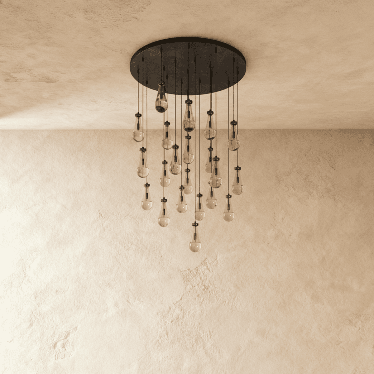 Pulcher Glass Tears Chandelier - Nuvé
