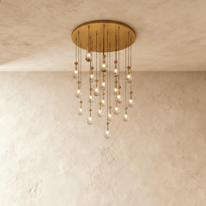 Pulcher Glass Tears Chandelier - Nuvé