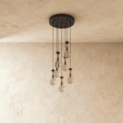 Pulcher Glass Tears Chandelier - Nuvé