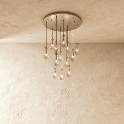 Pulcher Glass Tears Chandelier - Nuvé
