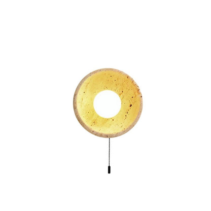 Pulkit Travertine Wall Lamp - Nuvé