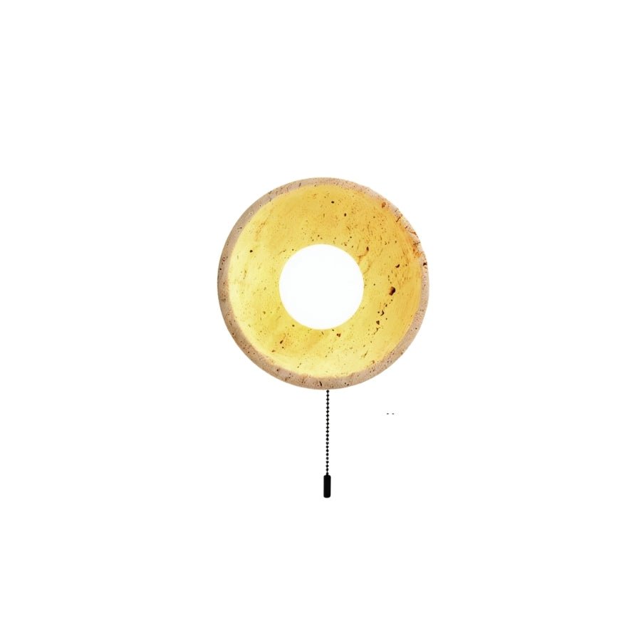 Pulkit Travertine Wall Lamp - Nuvé