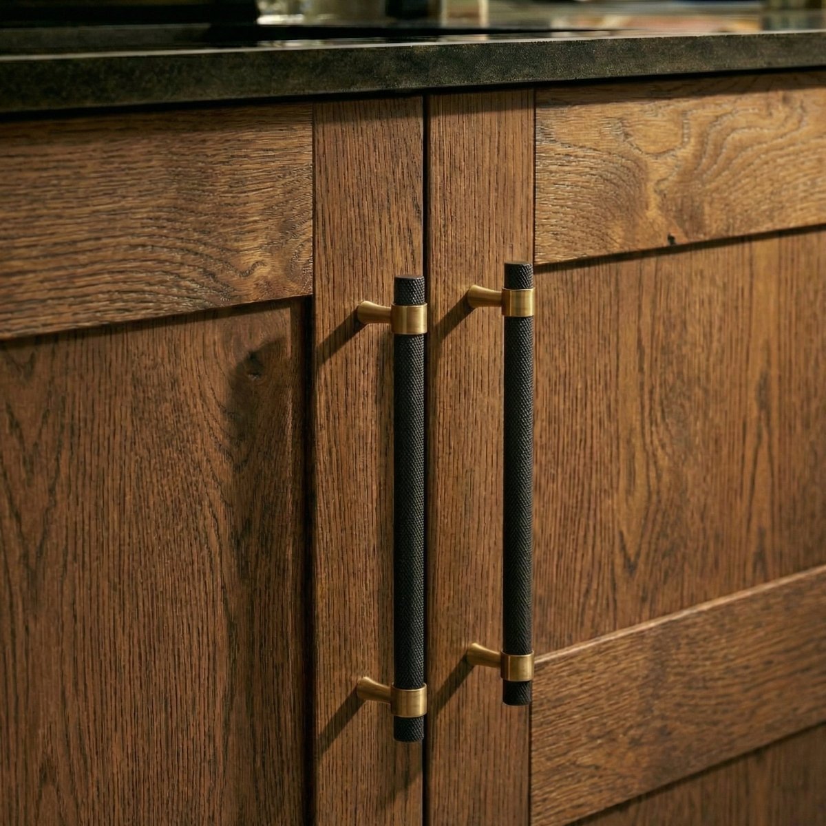 Qaris Pull Bar from Residence Supply, sleek cabinet drawer handle in matte black finish, ideal for home and garden hardware.