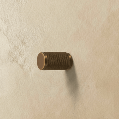 Qaris Pull Bar from Residence Supply, a sleek cabinet knob in brushed metal finish, ideal for kitchen or furniture updates.