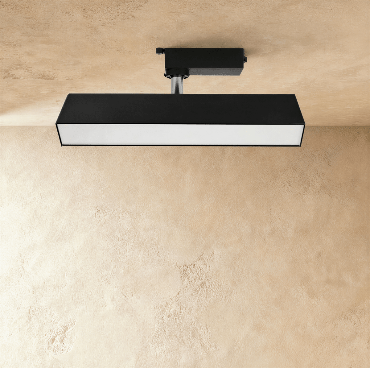 Residence Supply Quinn Track Light System with adjustable spotlights on a sleek metal track for modern lighting.