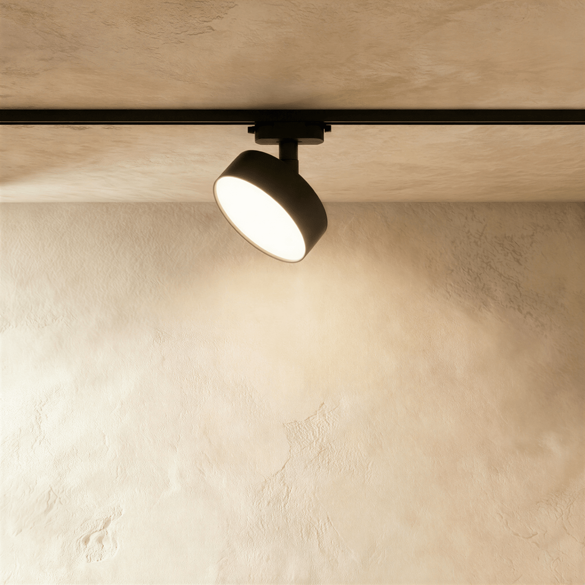 Residence Supply Quinn Track Light System with adjustable spotlight heads on a sleek track for modern lighting.