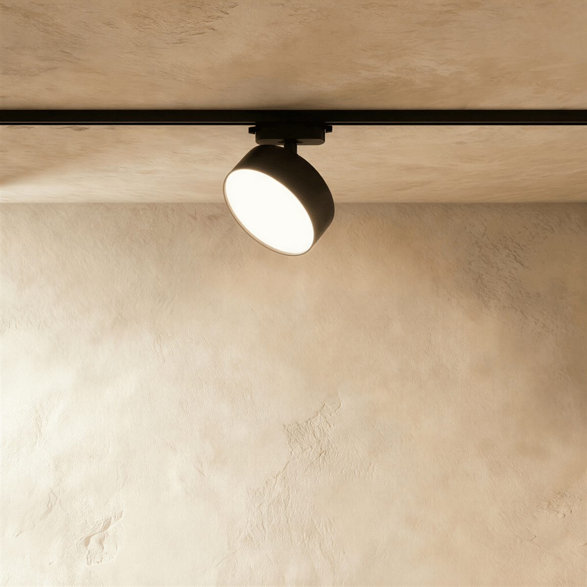 Residence Supply Quinn Track Light System showing adjustable track lights mounted on a modern ceiling fixture.