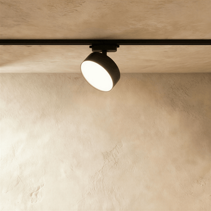 Residence Supply Quinn Track Light System showing adjustable track lights mounted on a modern ceiling fixture.