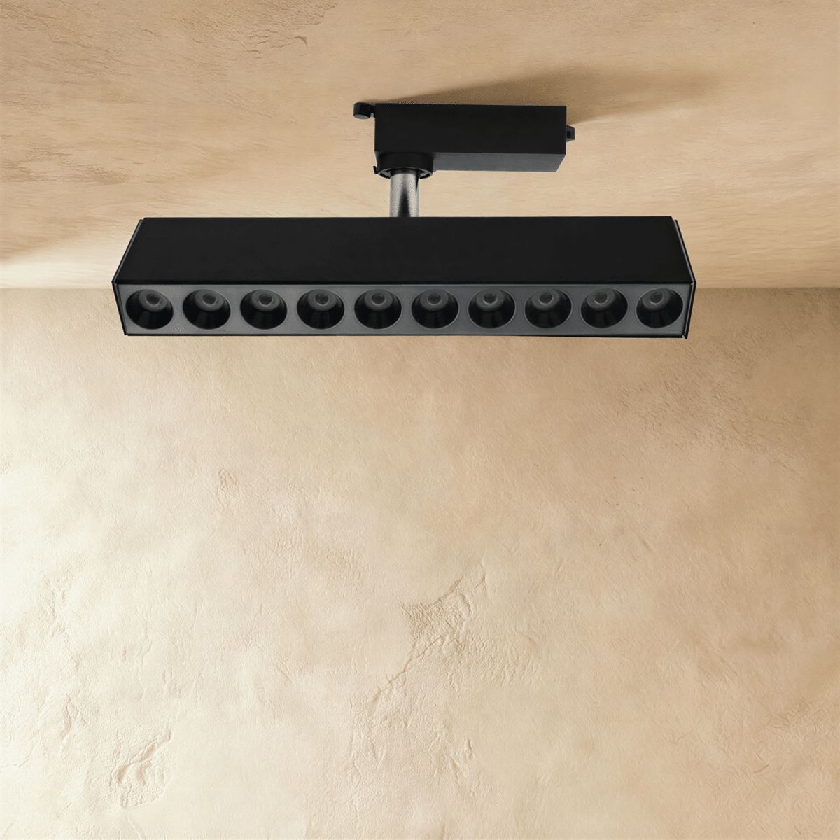 Residence Supply Quinn Track Light System with adjustable spotlights on a sleek track for modern lighting.