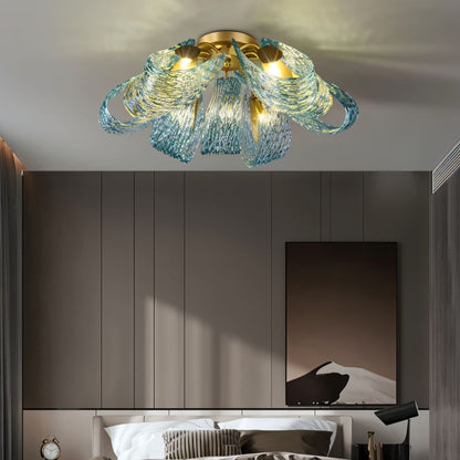 Modern Radiantia ceiling light by Residence Supply featuring a sleek design and bright illumination for contemporary interiors.