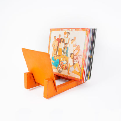 Disco | Leather Record Stand - Nuvé