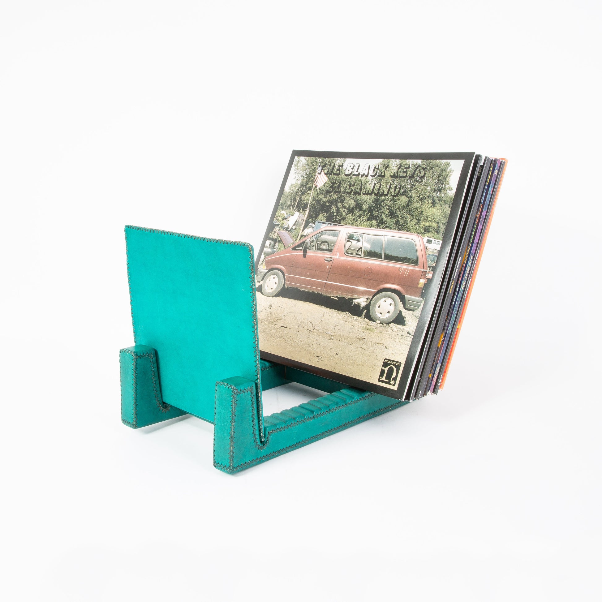 Disco | Leather Record Stand - Nuvé