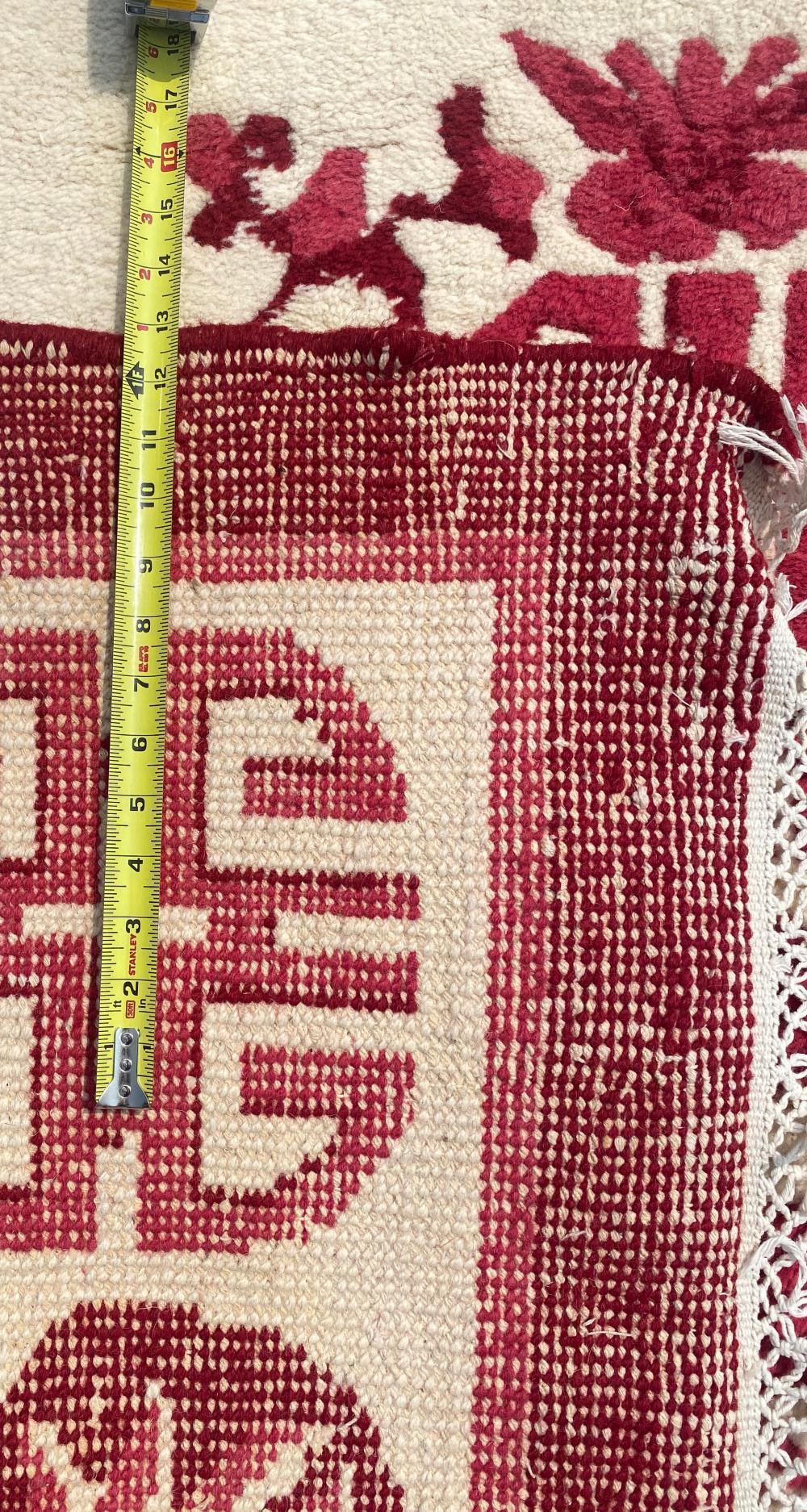 Red & Beige Chinese Art Deco Style Rug 11 x 15 - Nuvé