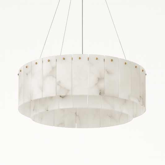 Regalis Alabaster Chandelier Light - Nuvé