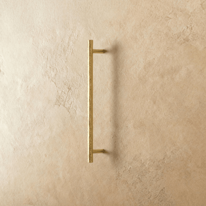 Residence Supply Remy knob and pull bar set, stylish cabinet hardware with polished metal finish for kitchen or furniture drawers.