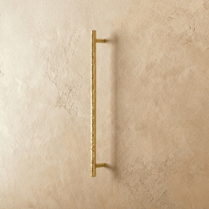 Remy knob and pull bar from Residence Supply, cabinet hardware in brushed metal finish, suitable for kitchen or furniture drawers