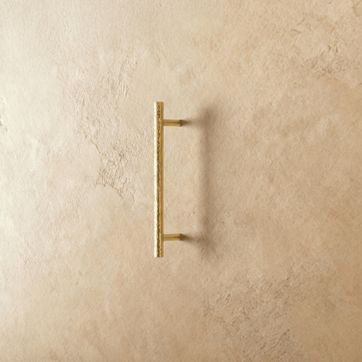 Remy knob and pull bar from Residence Supply, black metal cabinet hardware for kitchen or furniture drawers and doors.