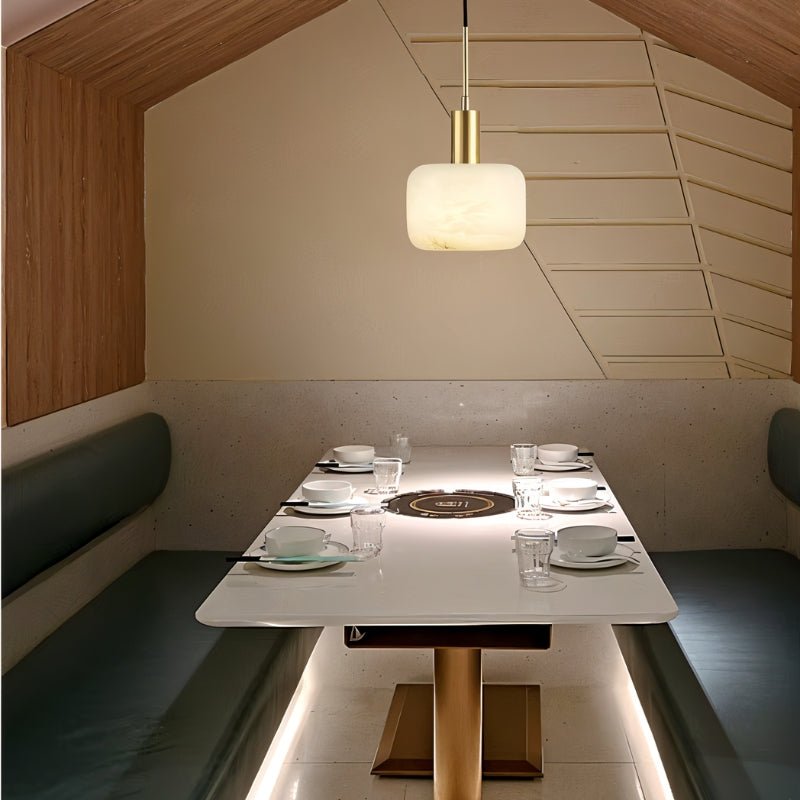 Revina Alabaster Pendant Light - Nuvé
