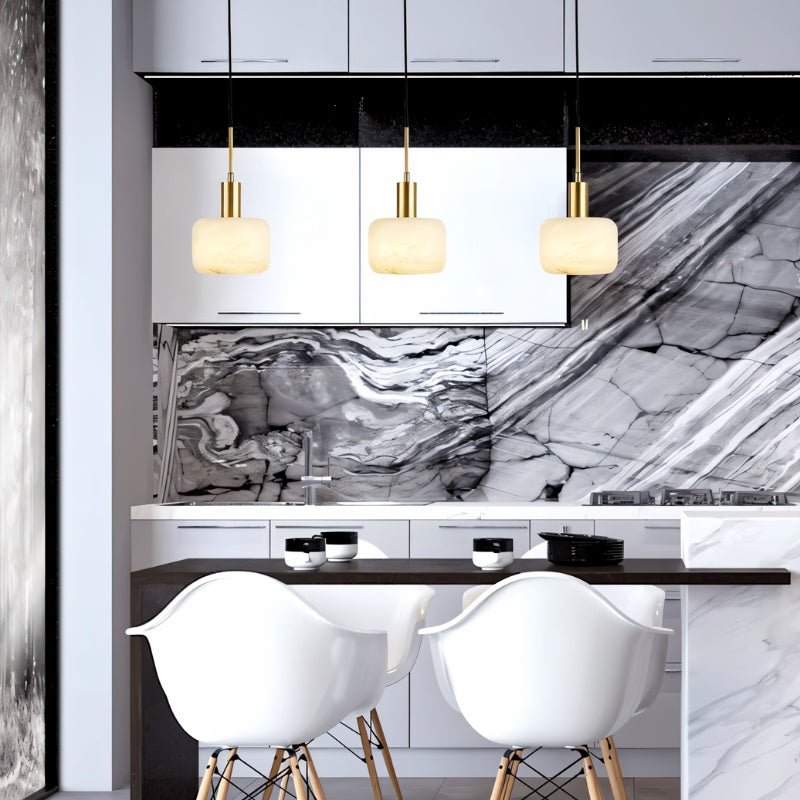 Revina Alabaster Pendant Light - Nuvé