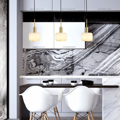 Revina Alabaster Pendant Light - Nuvé