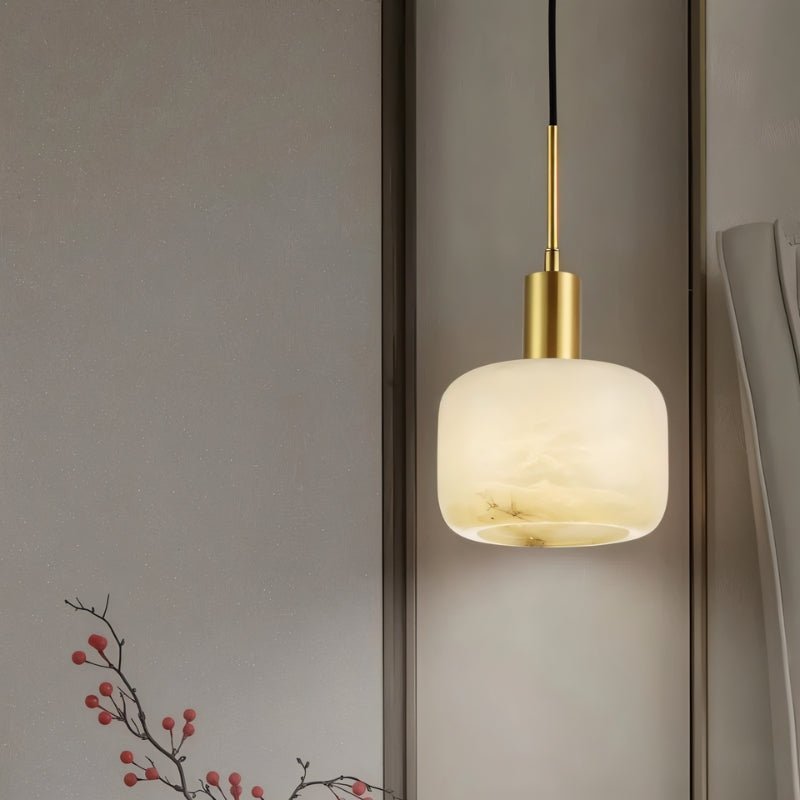 Revina Alabaster Pendant Light - Nuvé