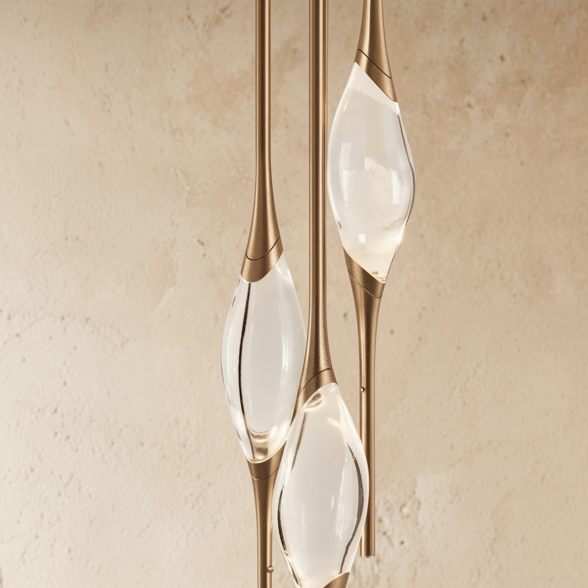 Romilly Pendant Light by Residence Supply featuring a sleek modern design with a metal finish and adjustable hanging cords.