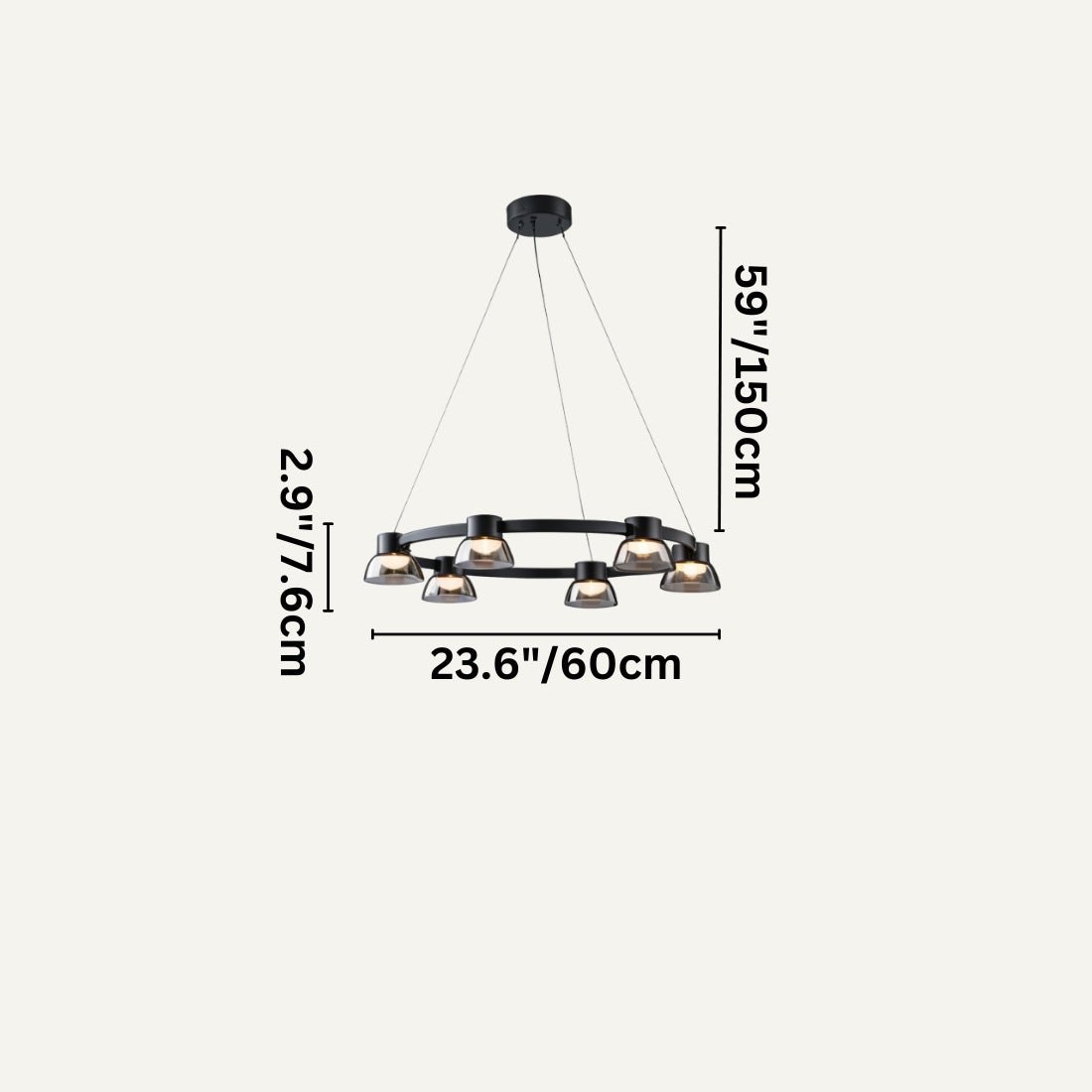 Ropa Chandelier - Nuvé