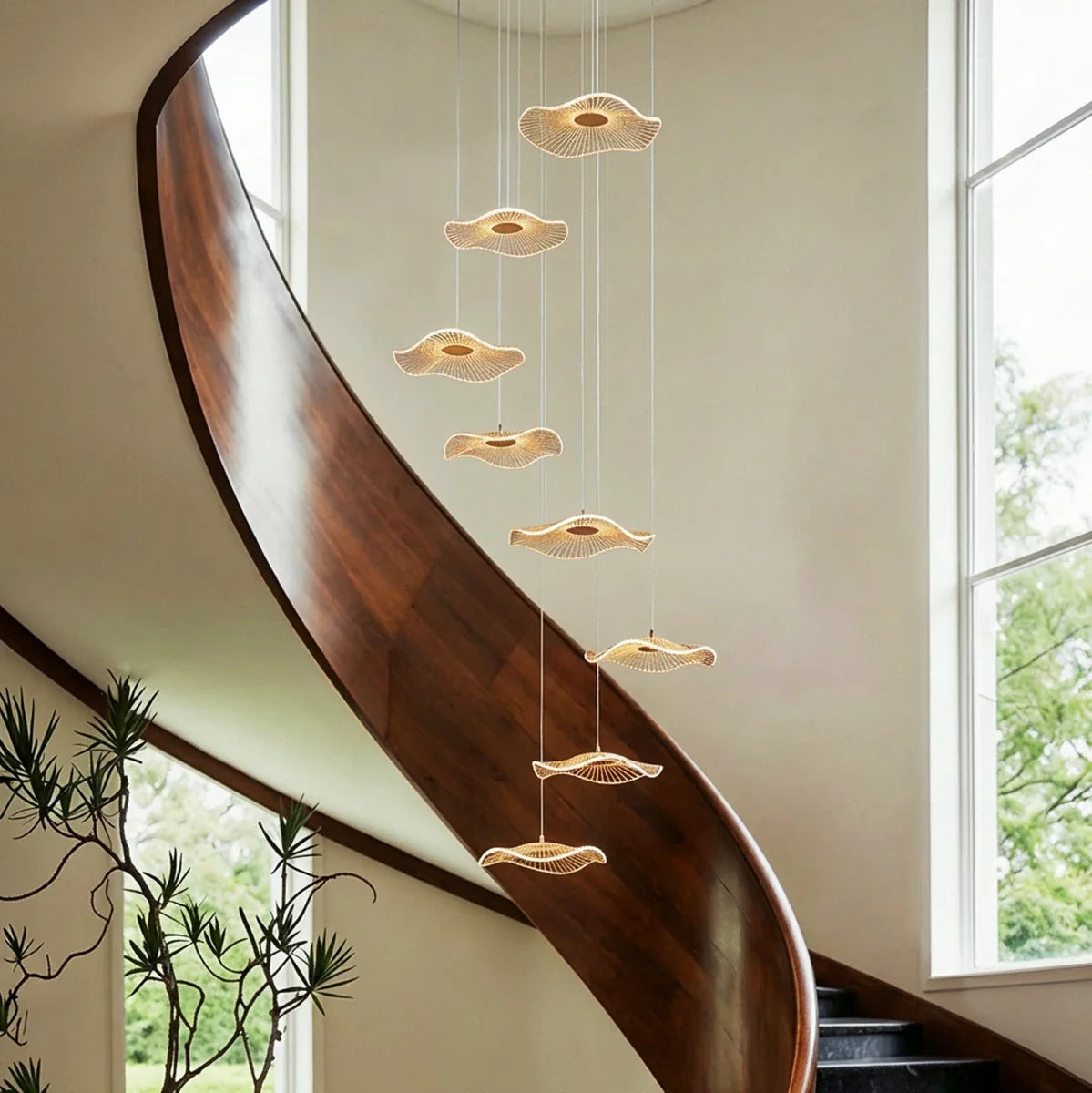 Rotasu Staircase Chandelier