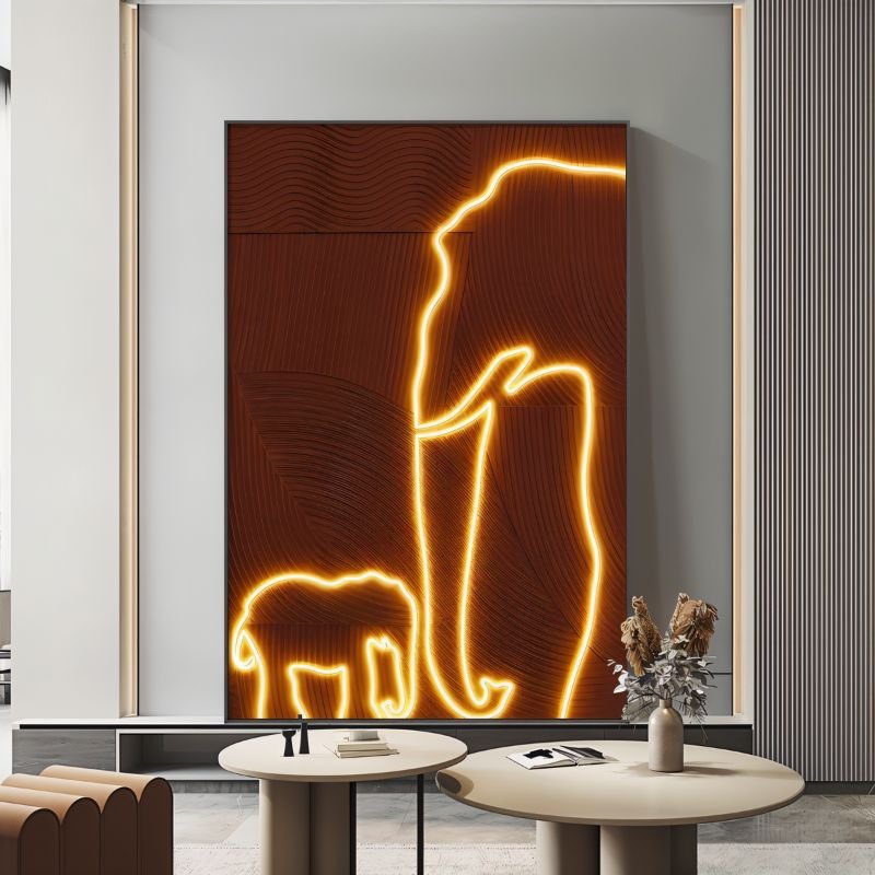 Safari Flare Illuminated Art - Nuvé